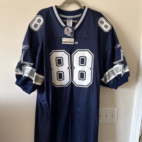 Reebok Navy and White Men's Jersey